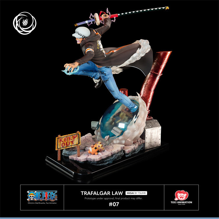 Pre Sale1 6 Scale Trafalgar D Water Law One Piece Tsume Studio