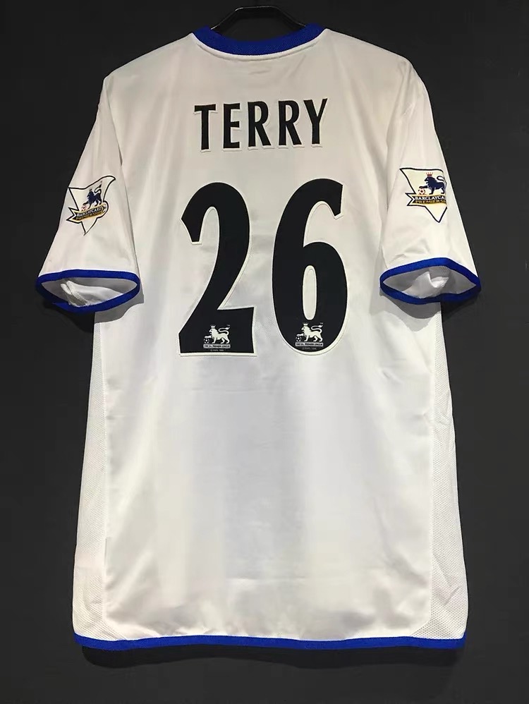 Chelsea jersey 03/05  Retro long-sleeved away jersey S-XXL