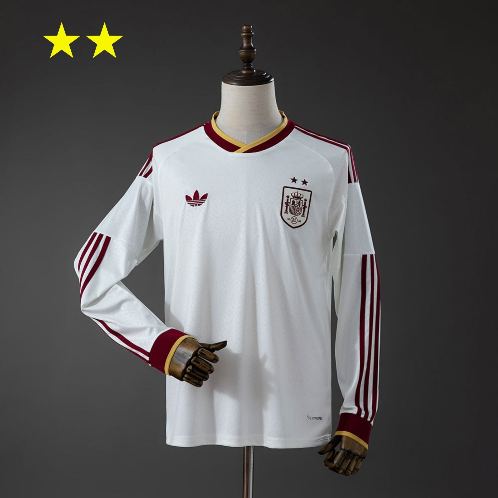 Spain 2026 Away 2-Star Champion Edition Long Sleeve Jersey S-4XL