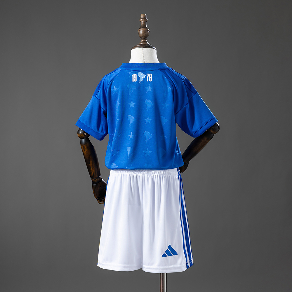 26/27 Cruzeiro Home kids kit Jersey SIZE 16-28