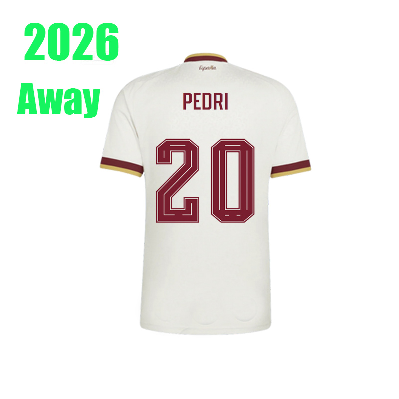 2026 Spain Away Jerseys :S-4XL