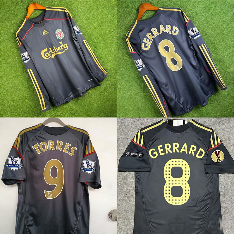 Liverpool Jersey 09/10 Retro Away Long Sleeve Jersey S-XXL