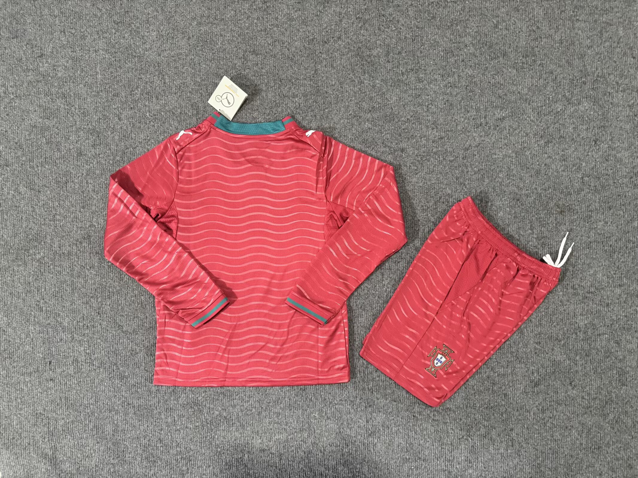 2026 Portugal kid long sleeve  Home jersey :16-28