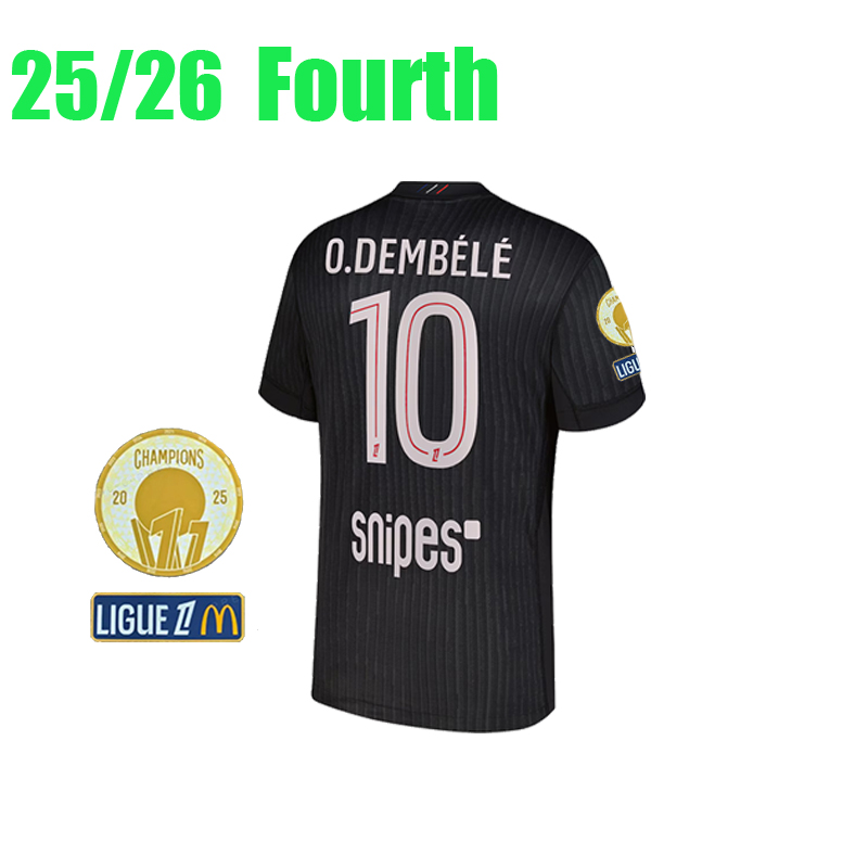 Paris Saint-Germain Jersey 25/26 psg Fourth Player Edition Long Sleeve Jersey S-XXL