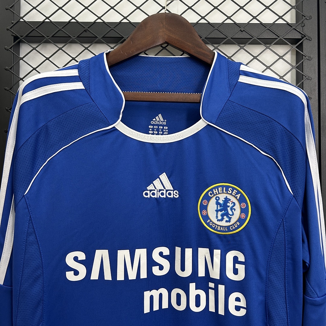 Chelsea jersey 2006-07 Retro  home Long Sleeve jersey S-XXL