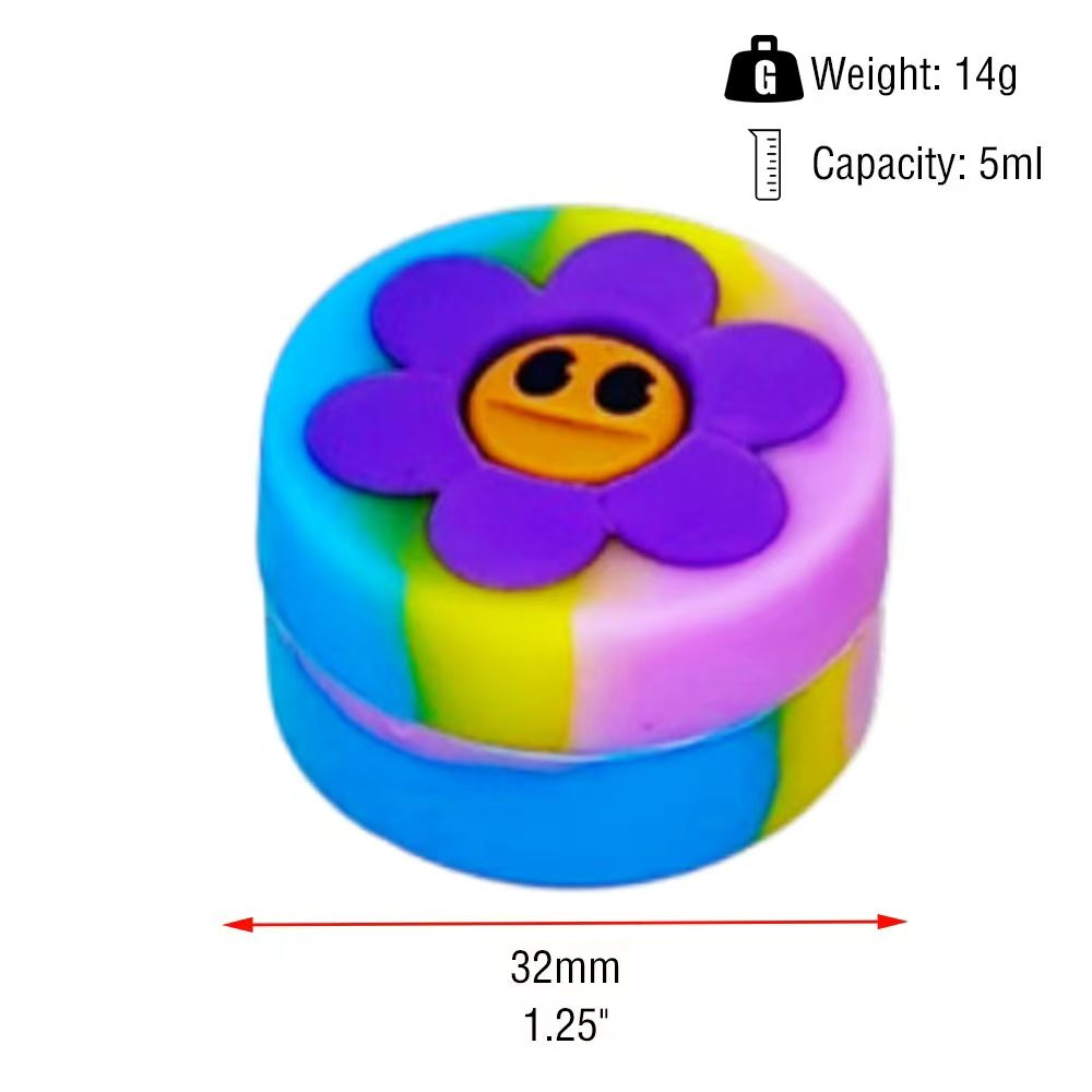 A2494 Sunflower Silicone Jar 5ml