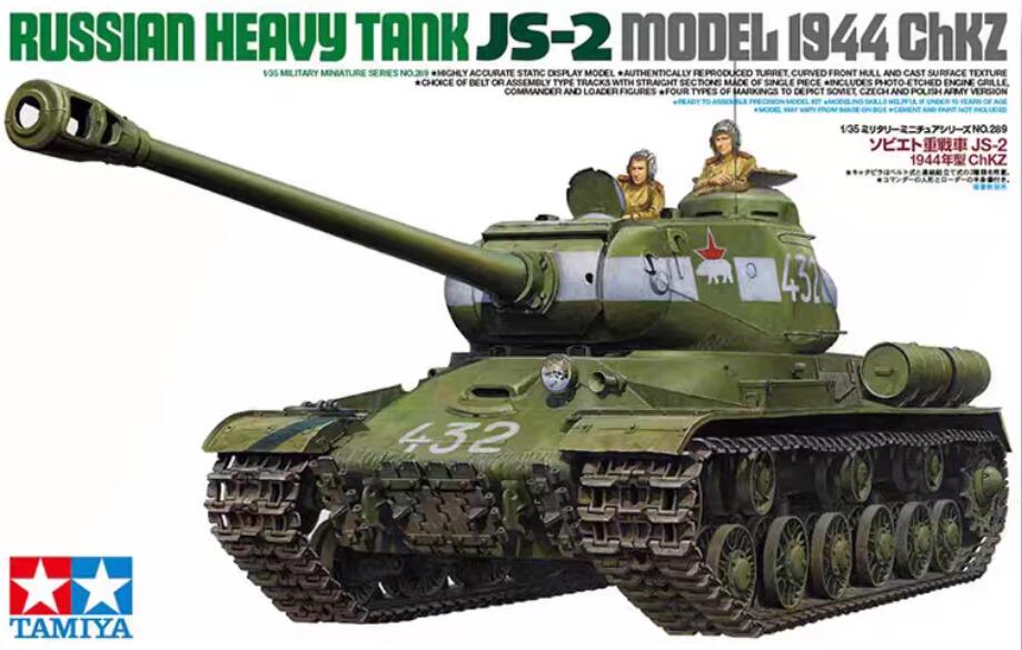 Tamiya 35289 1/35 Scale Military Kit Russian Heavy Tank JS-2 Model 1944 ChKZ