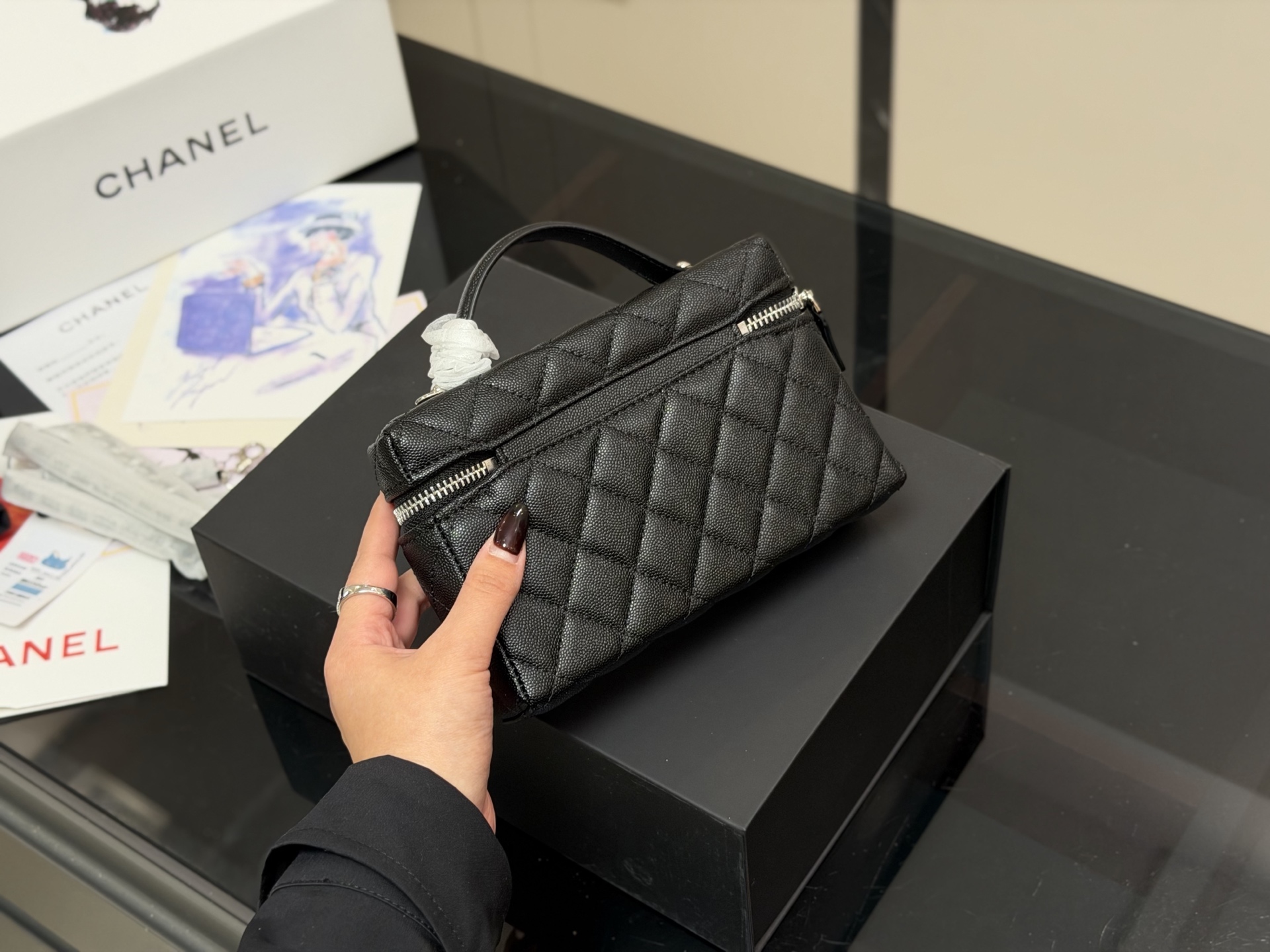 Chanel Lunch Box shoulder Bag