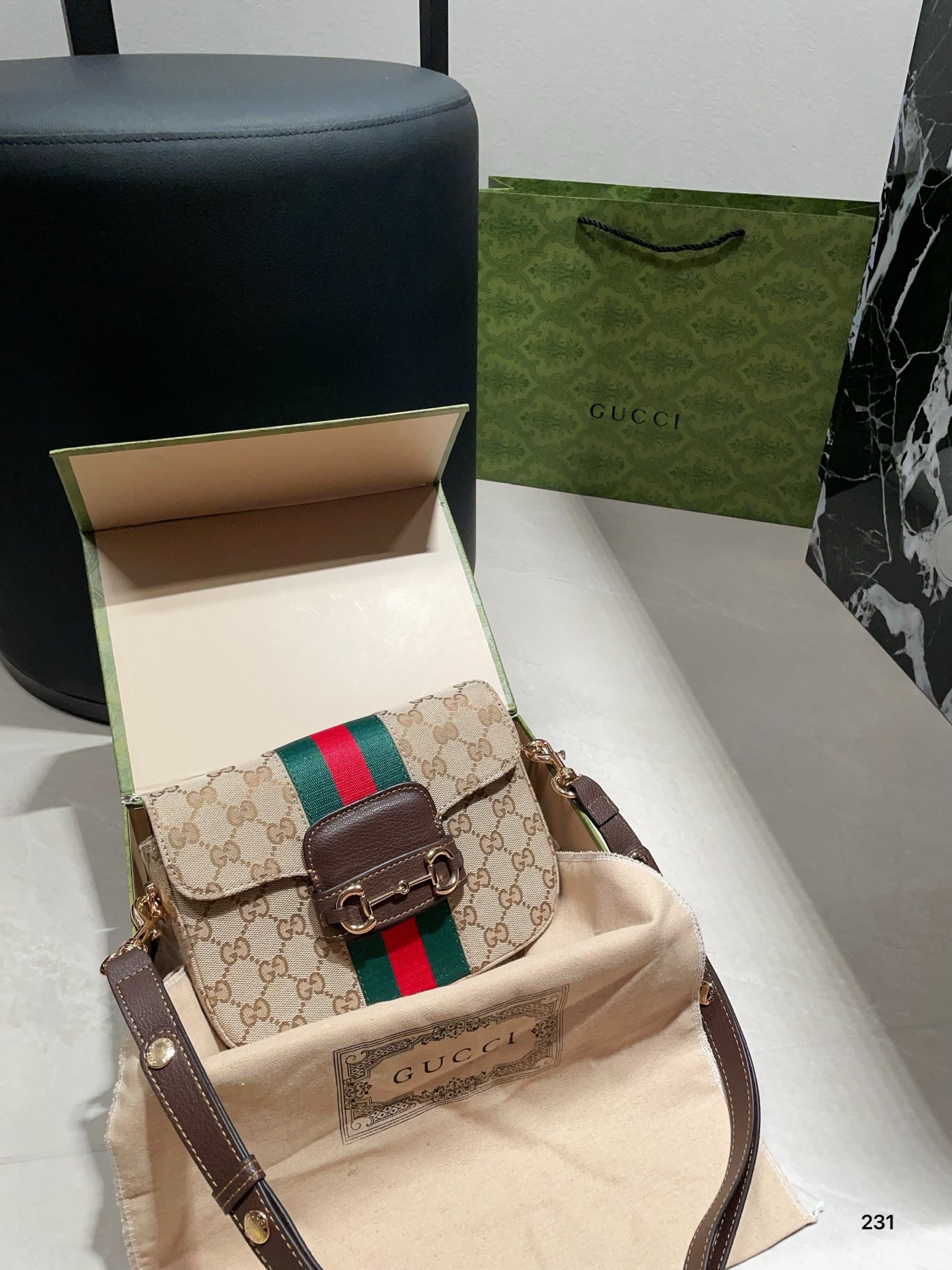 Gucci  1955 Horsebit handbag