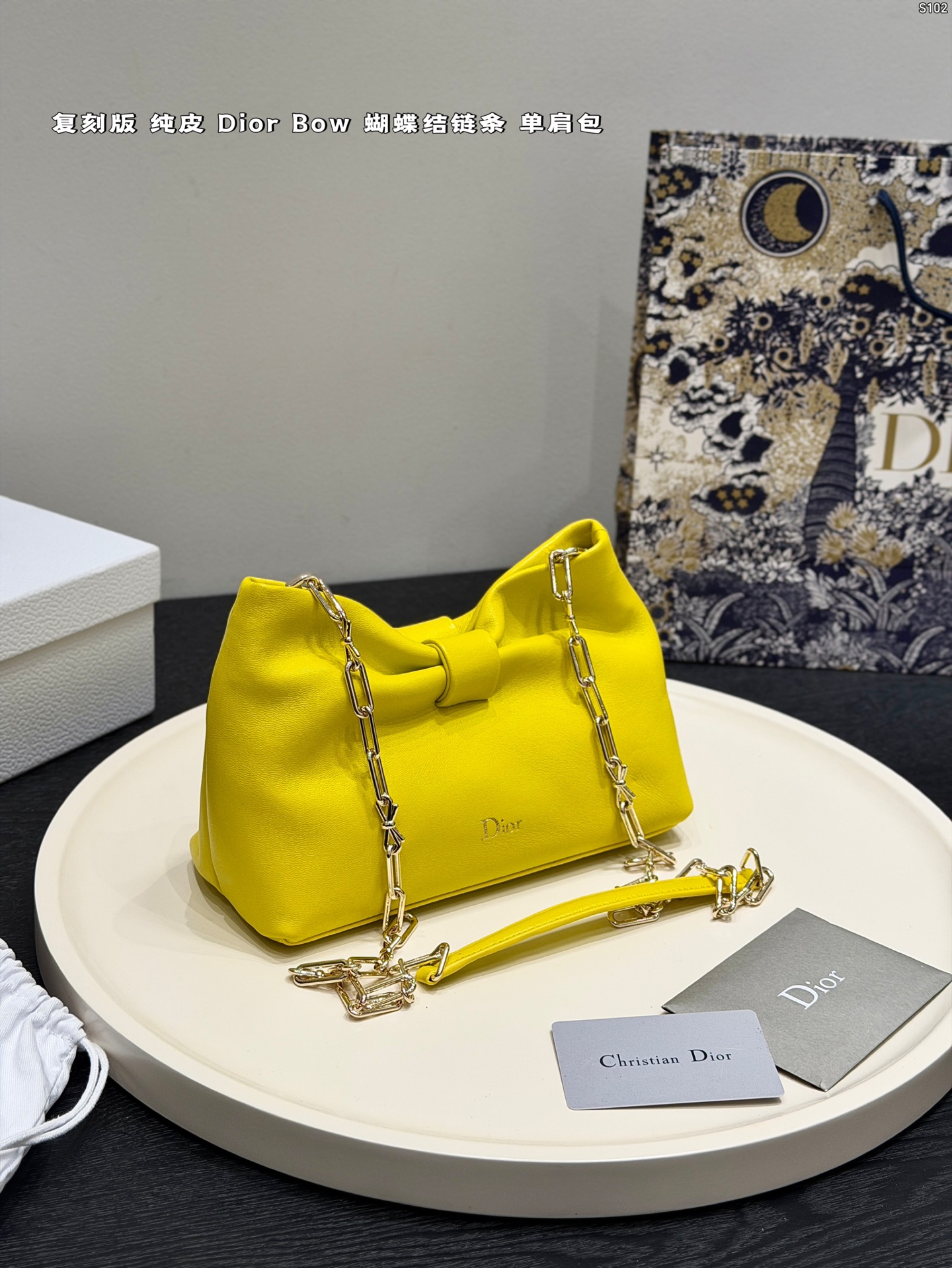 DIOR Bow Chain Bag