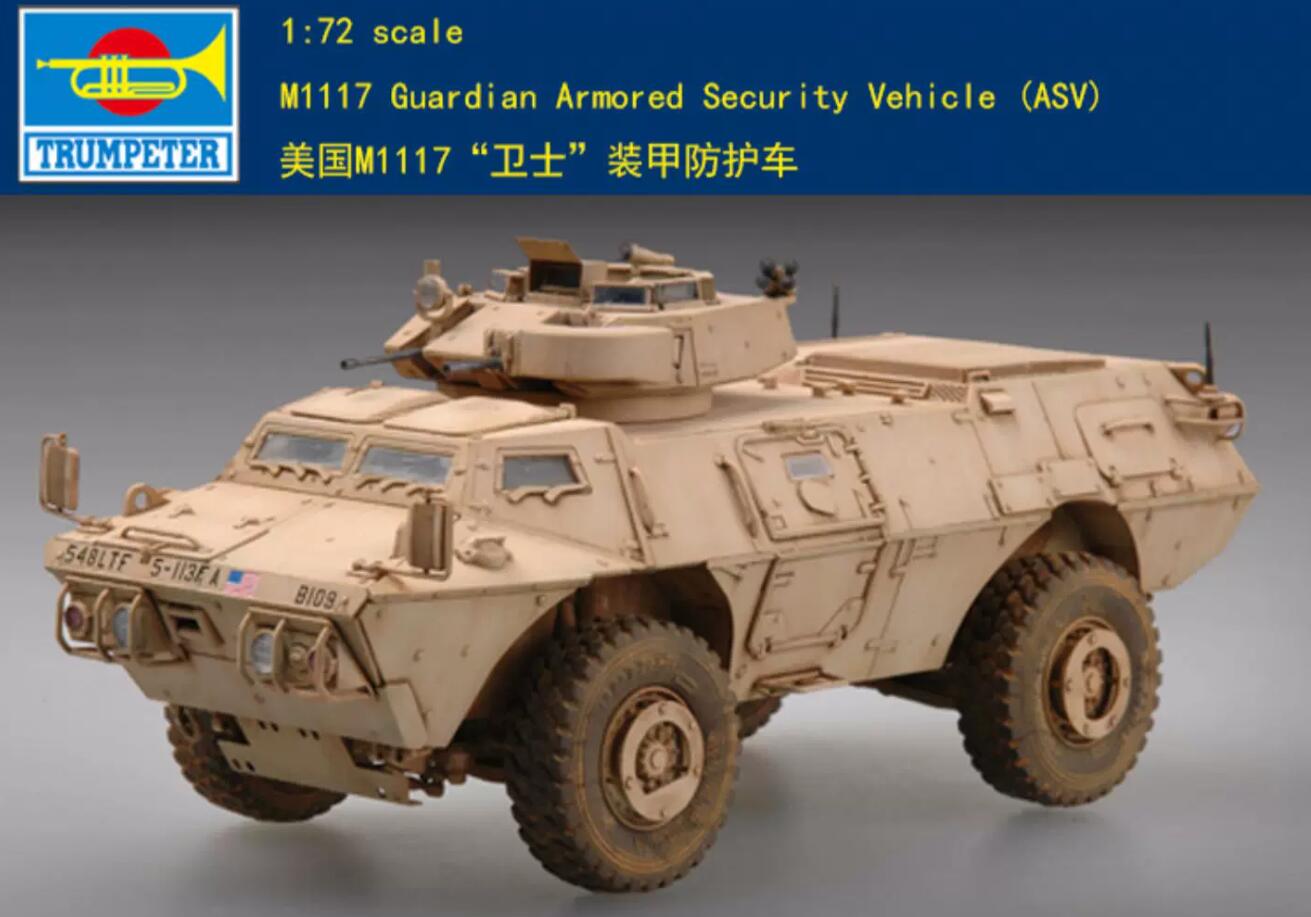 Trumpeter 1/72 07131 M1117 Guardian Armoured Security Vehicle (ASV)