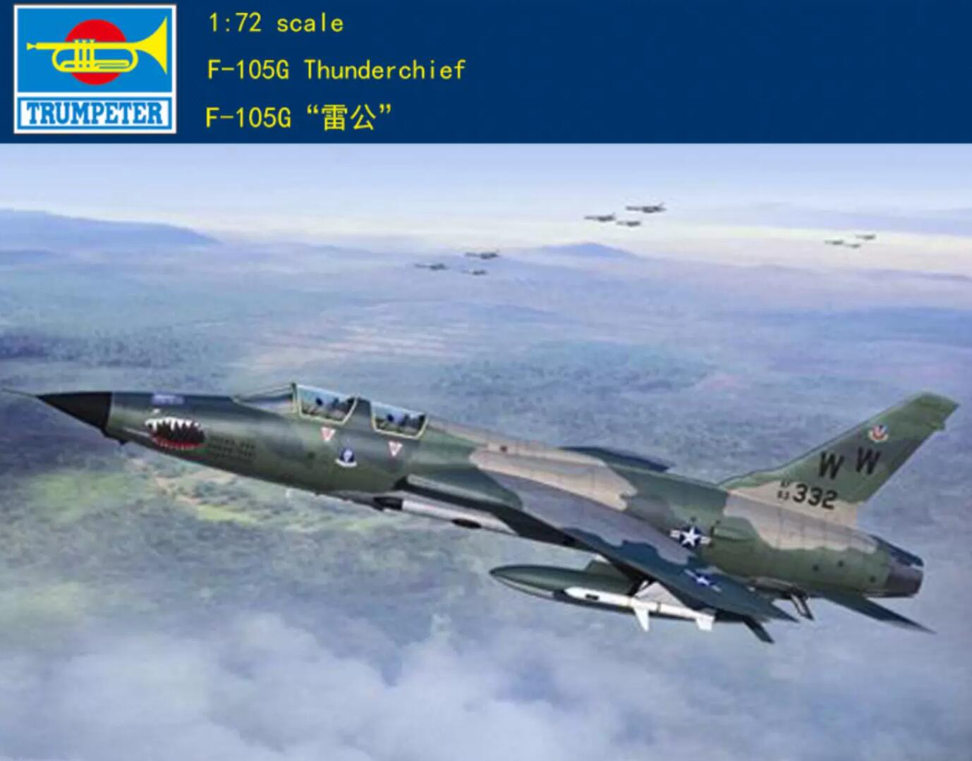 Trumpeter 1/72 01618 F-105G Thunderchief