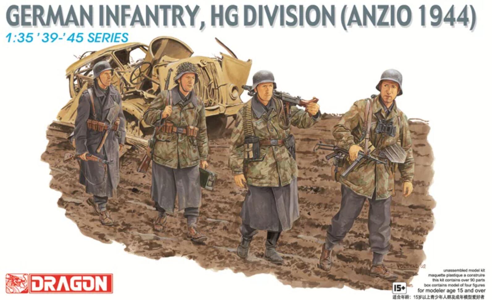1/35 DRAGON Model 6158 German Infantry, HJ Division (Anzio 1944)