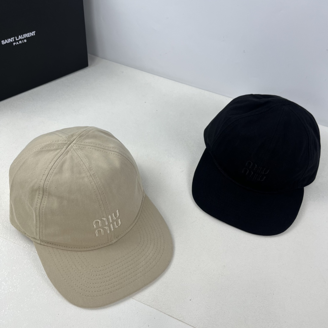 Miumiu soft top baseball cap