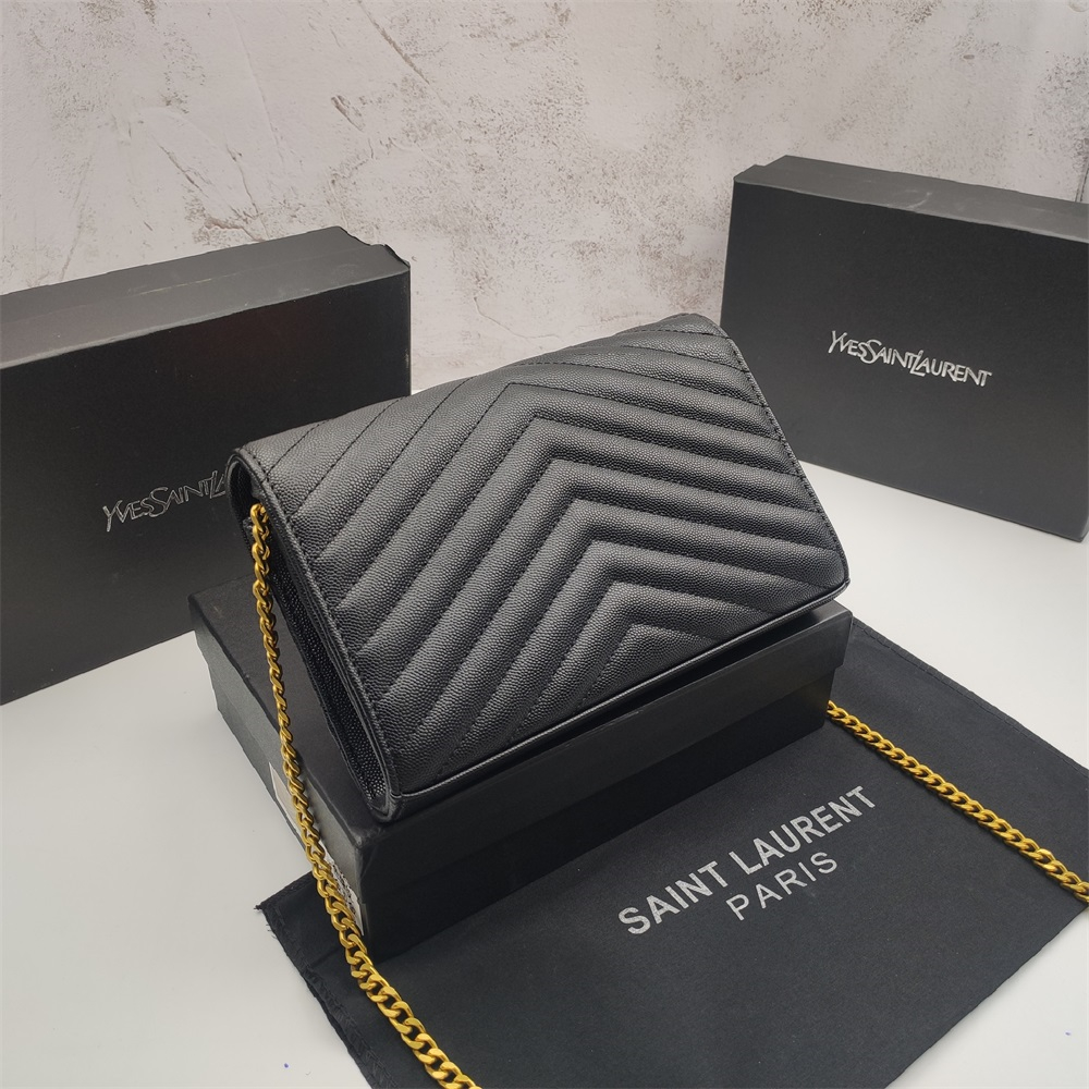 YSL Envelope Chain Purse Hangbag