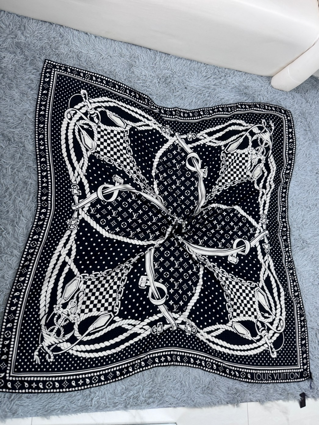Louis Vuitton silk shawl
