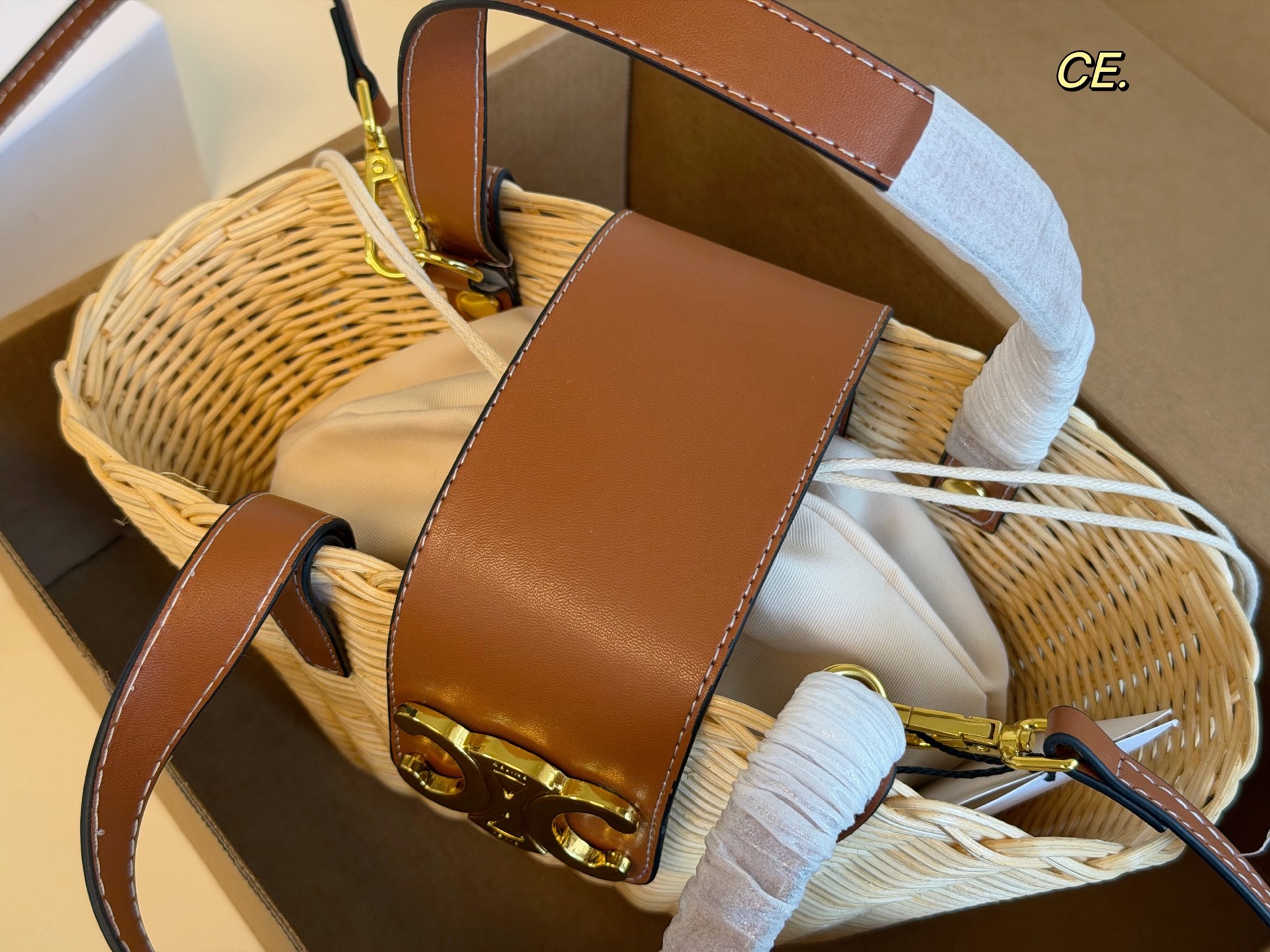 Celine straw woven bags