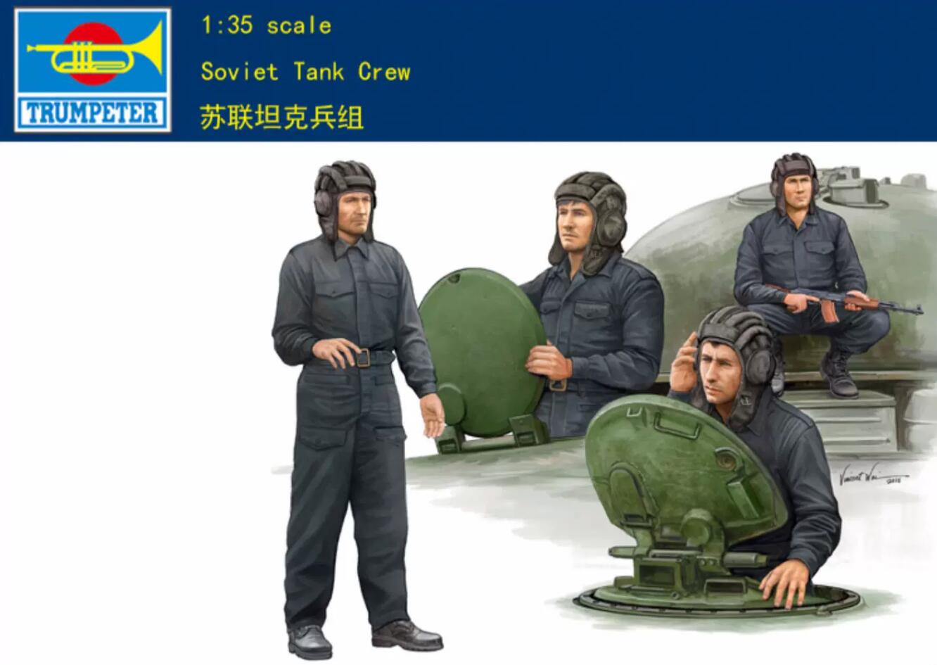 Trumpeter 1/35 00435 Soviet Tank Crew
