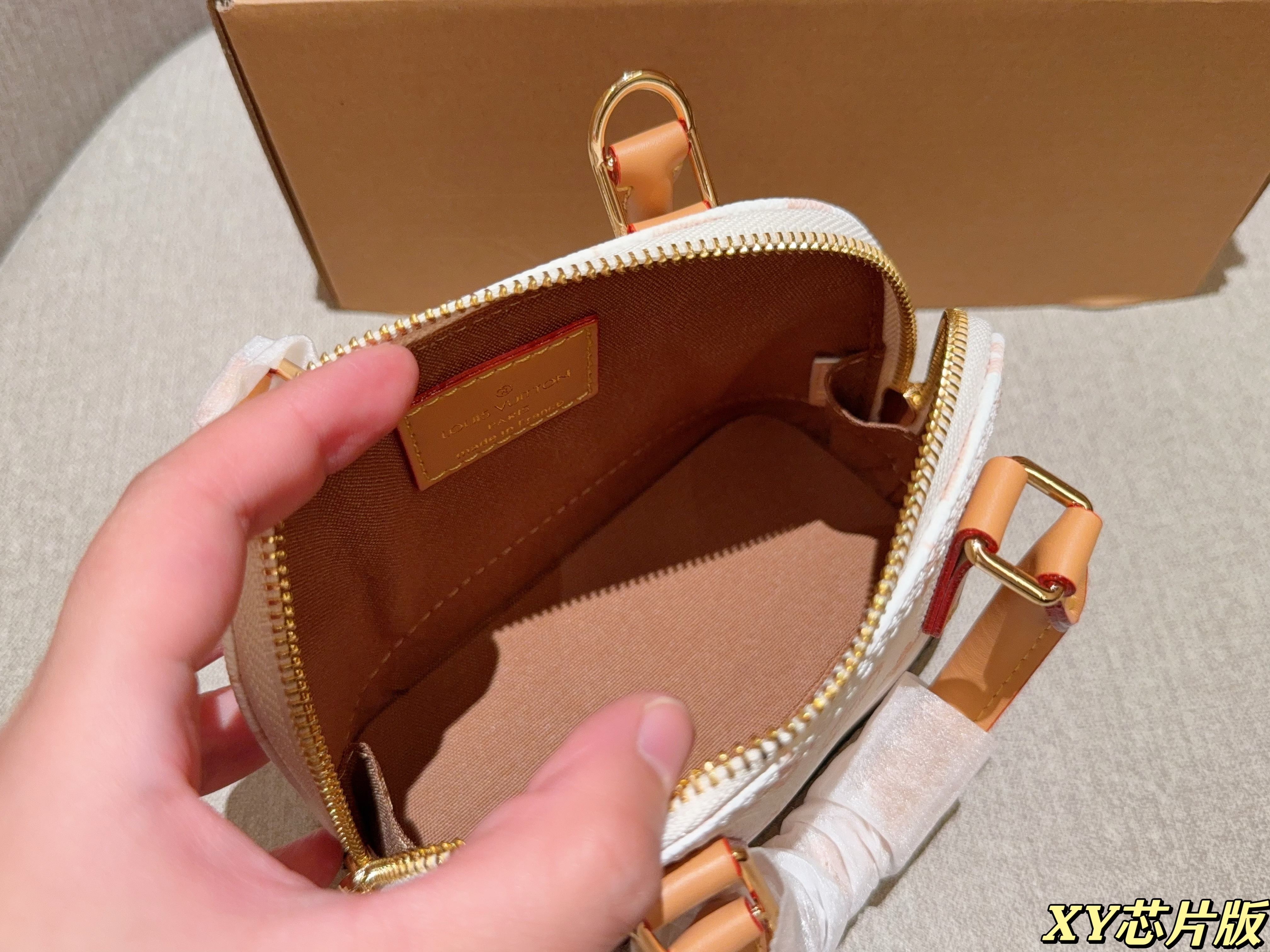 LV Louis Vuitton Nano alma Mini Shell Bag