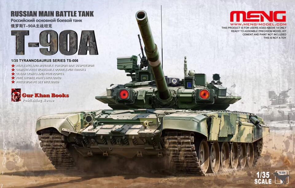 Meng Model 1/35 TS-006 Russian Main Battle Tank T-90A