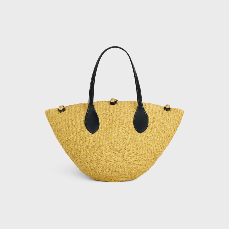 Celine TRIOMPHE Small Beaded Basket Bag