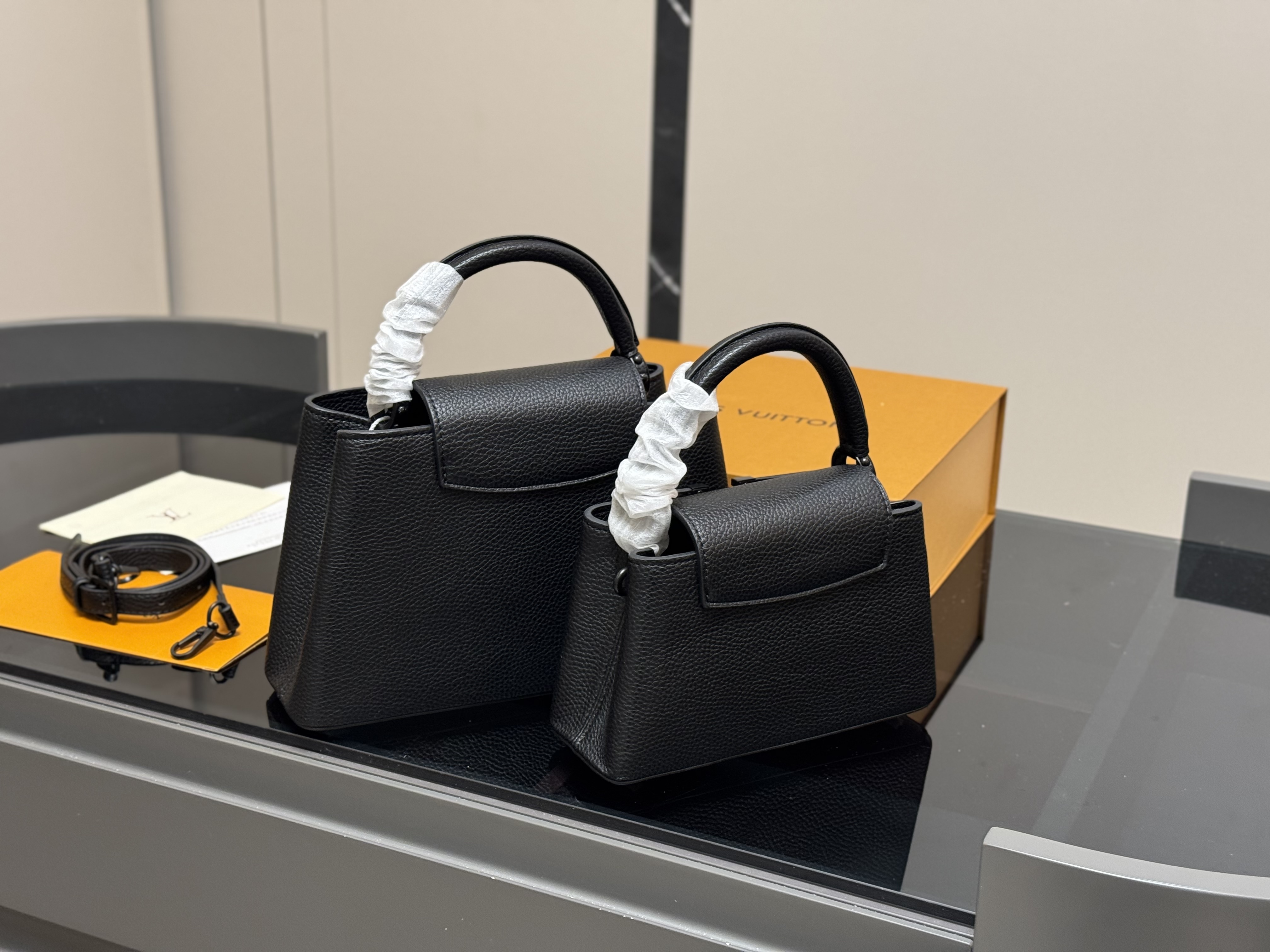 LV Capucines handbag Taurillon Leather BAG