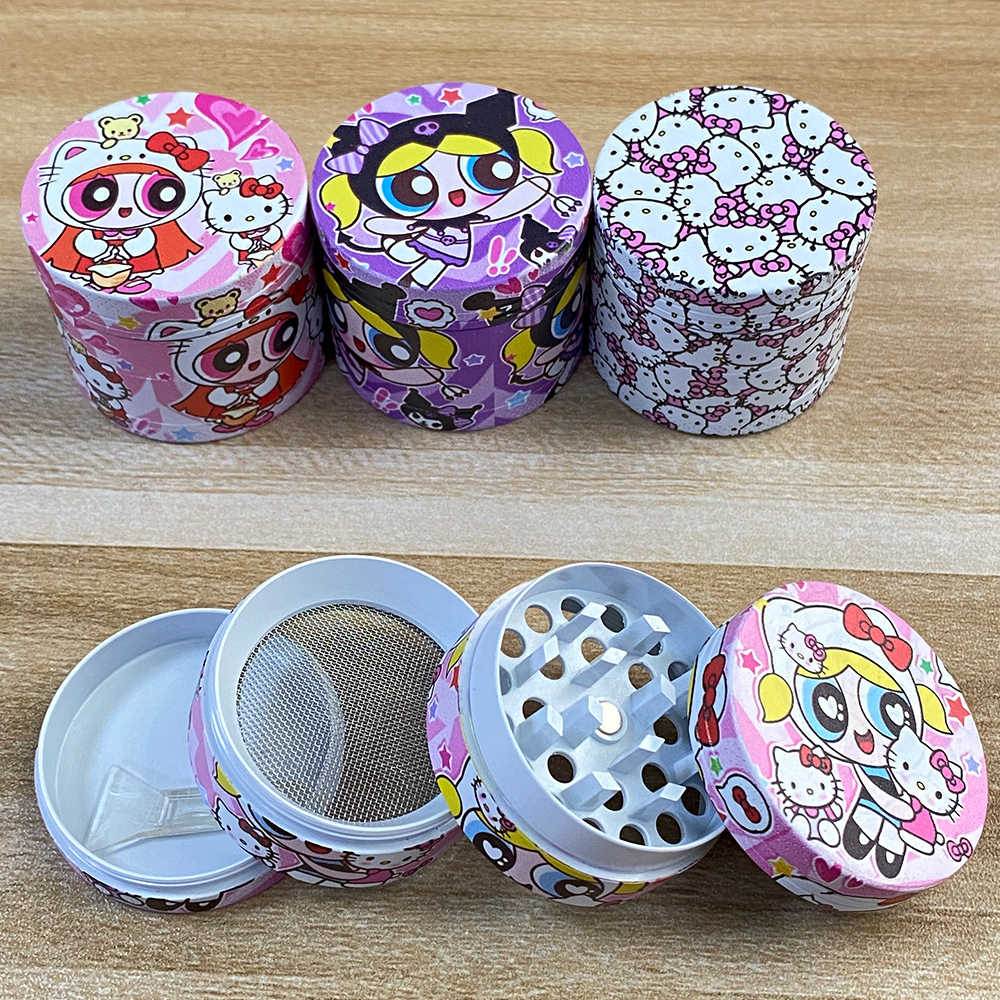 A1224 The Powerpuff Girls Metal Grinder 40/50/63mm 4Layer
