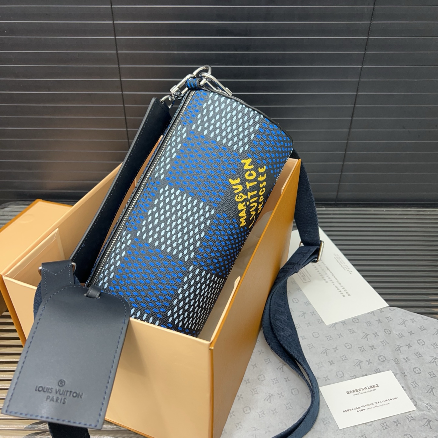 Louis vuitton handbag cylindrical bag