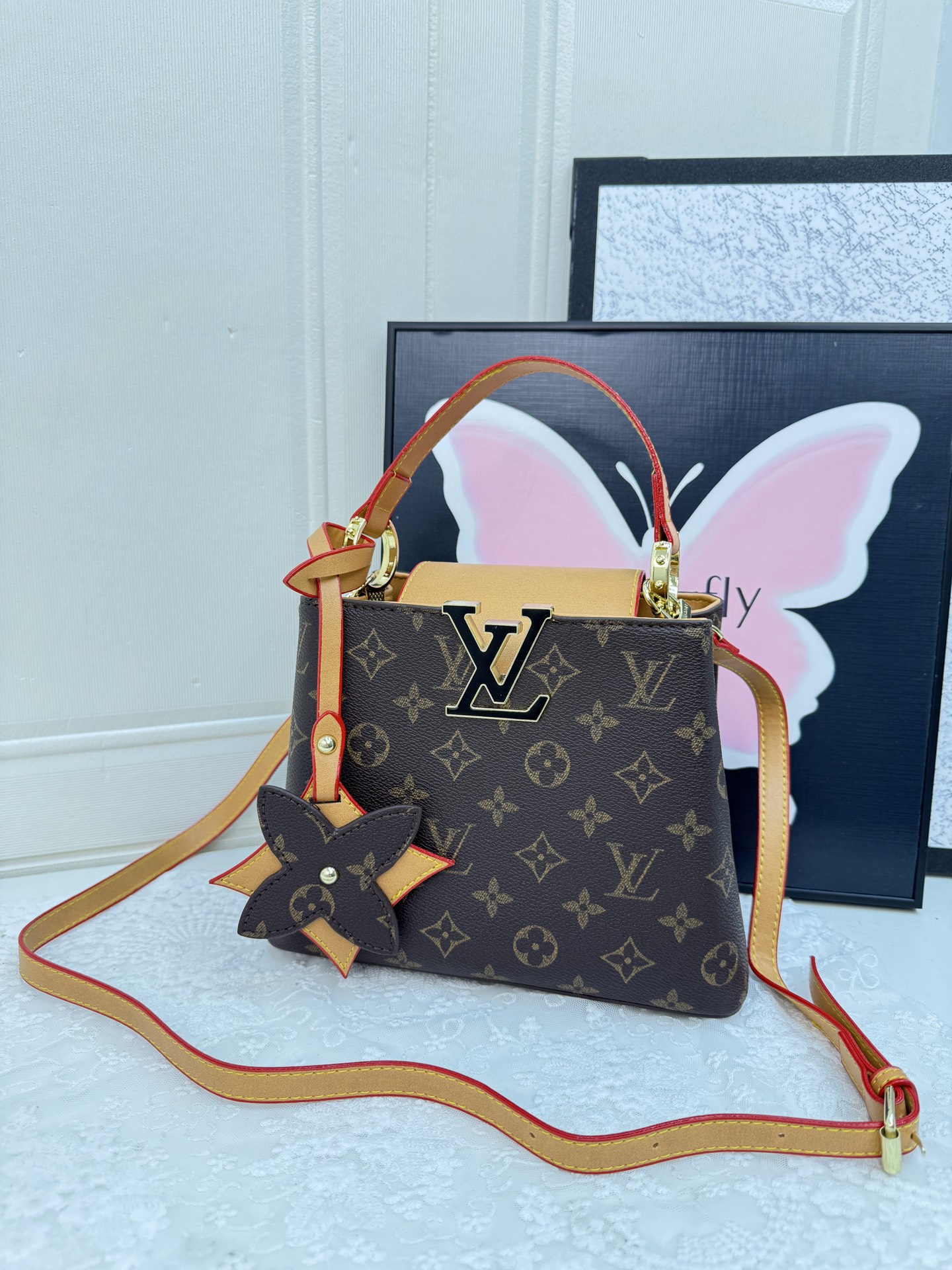 LV classic presbyopic shoulder crossbody bag