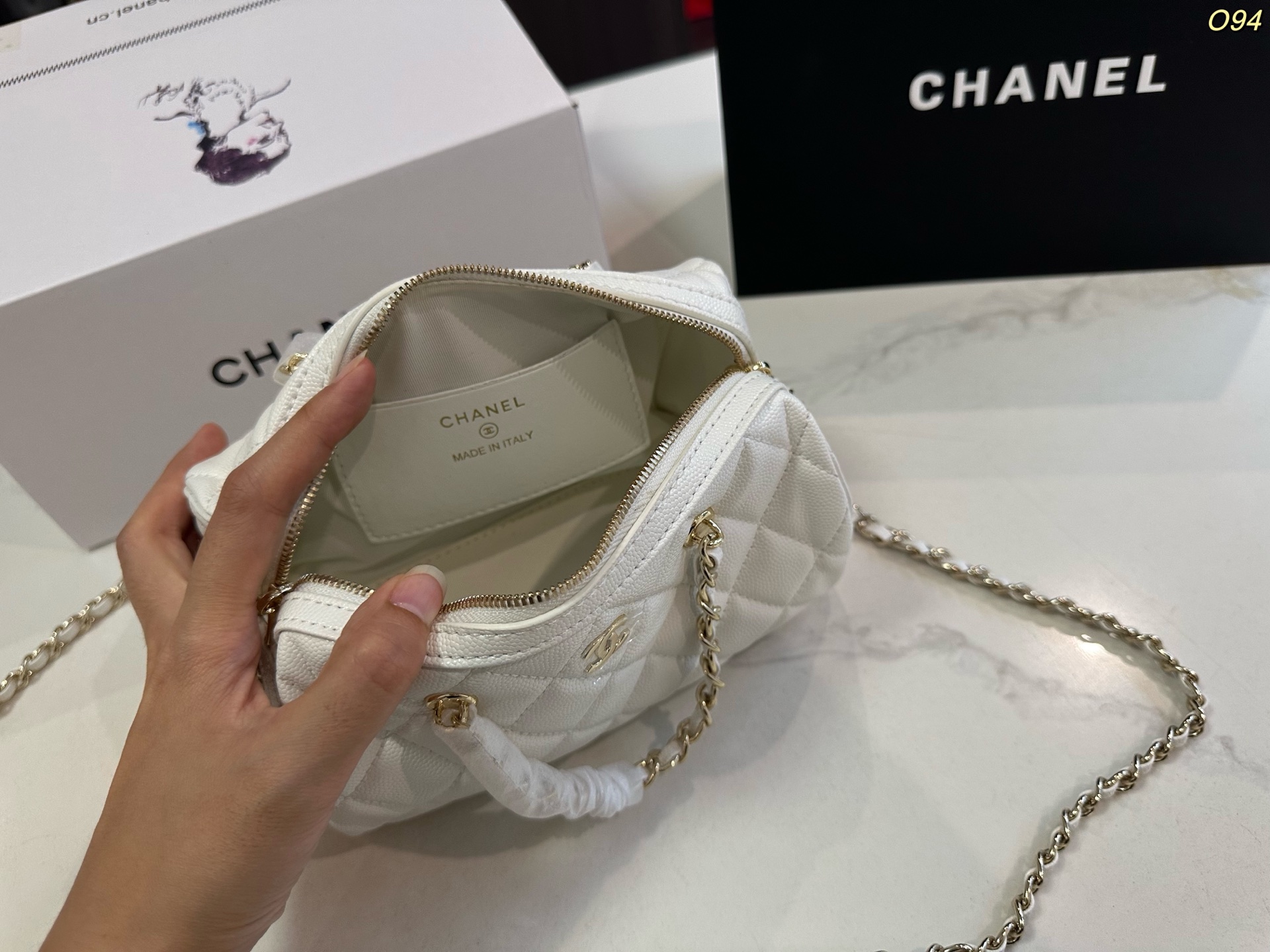 Chanel Boston Chanel 25P bowling bag
