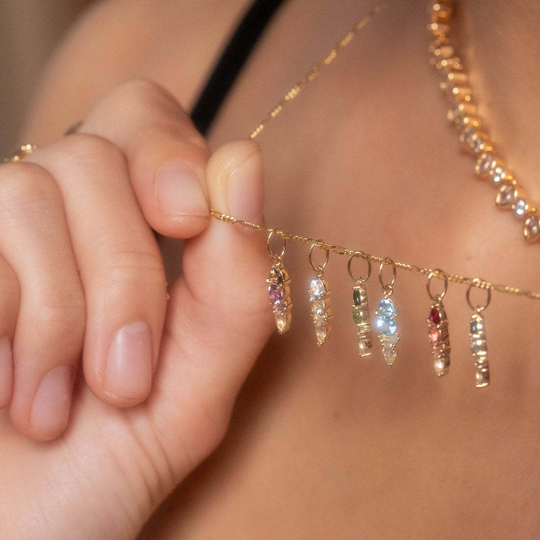 personalized birthstone necklace