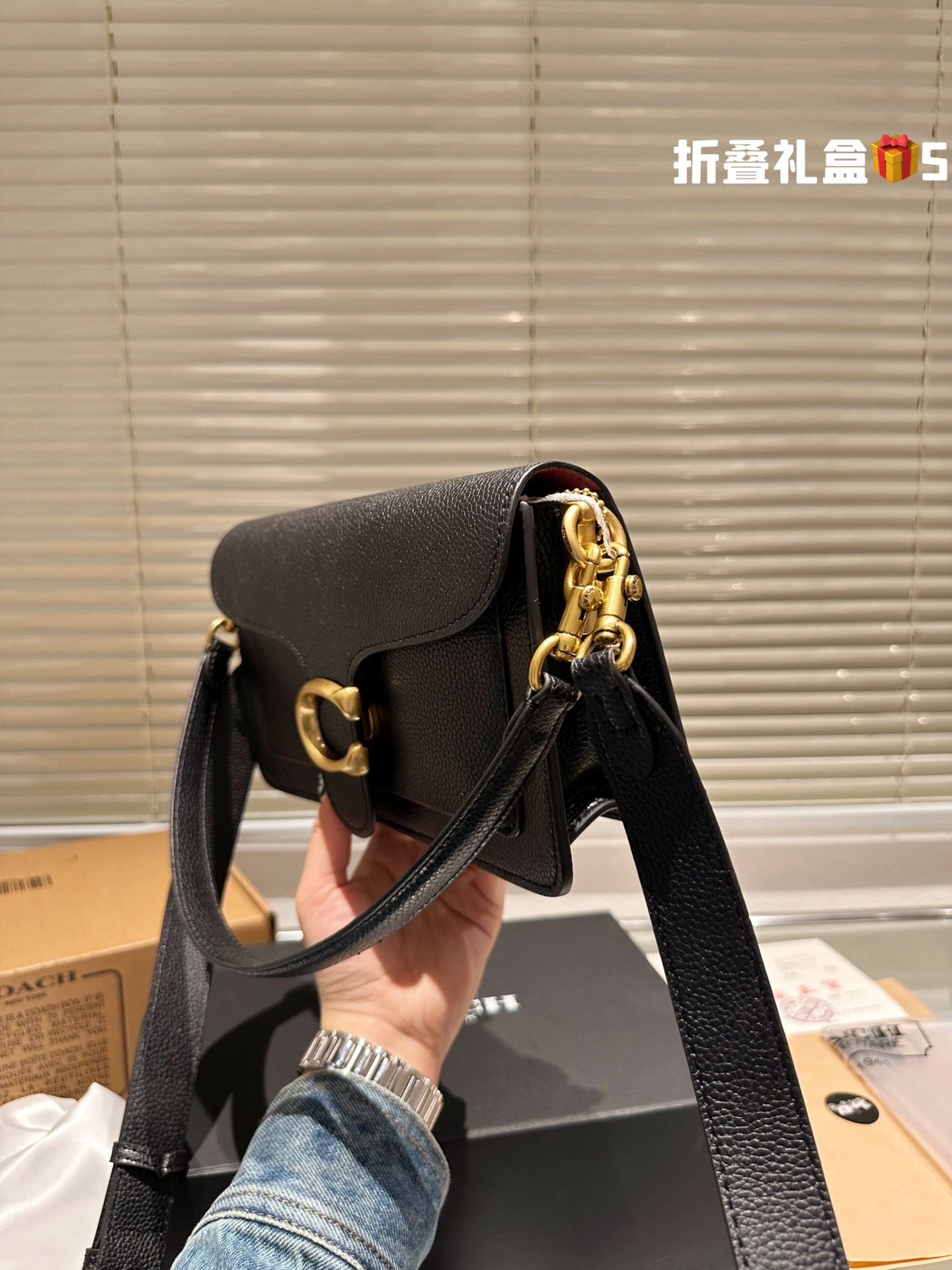 High quality coachtabby shoulder crossbody bag cowhide leather