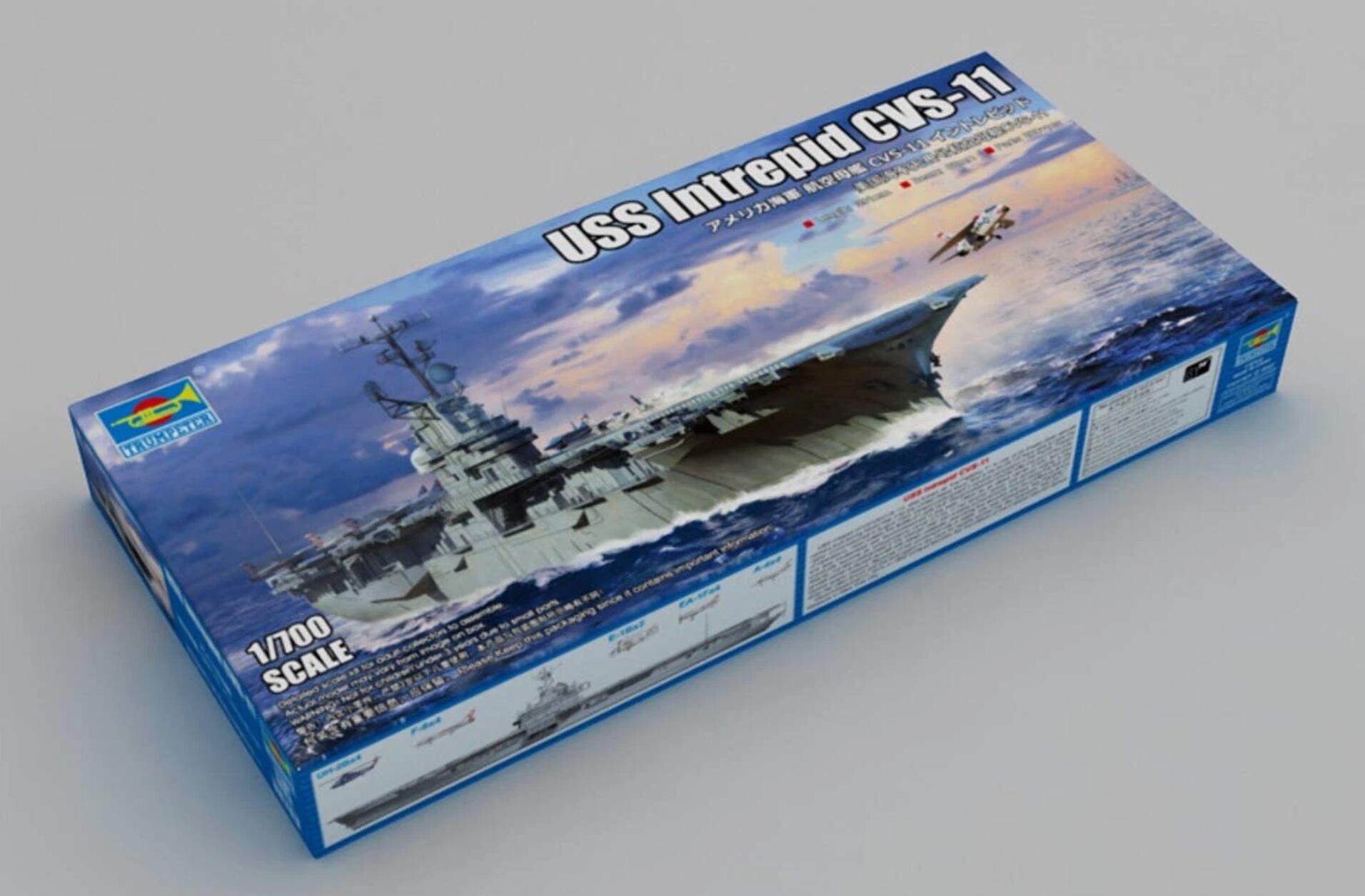 Trumpeter 06743 1/700 scale USS Intrepid CVS-11 (Plastic model)