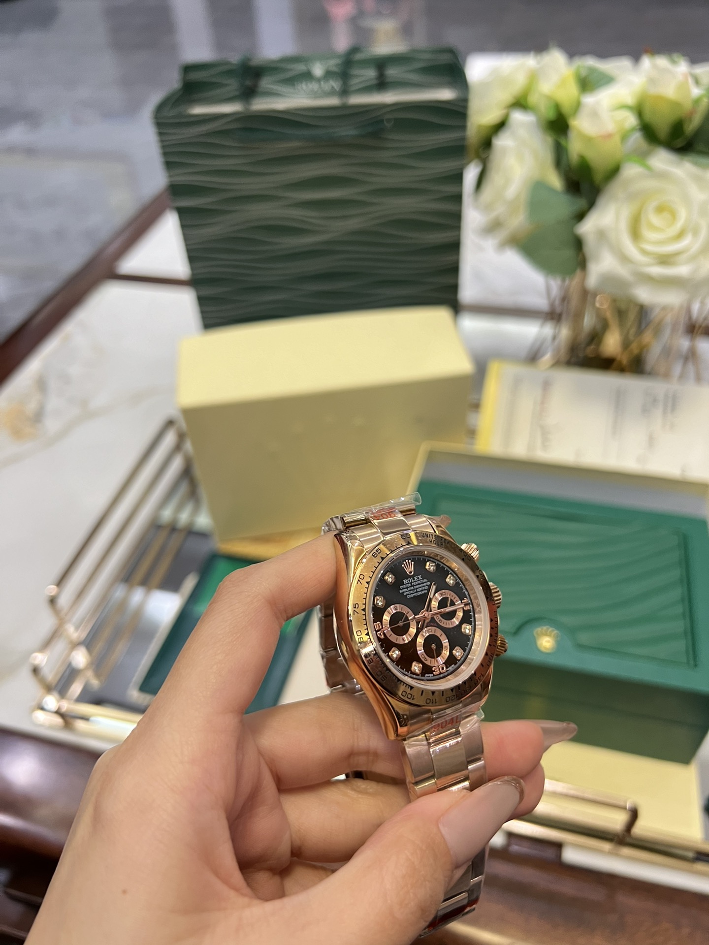 Rolex Everose Gold Cosmograph Daytona 40 Watch