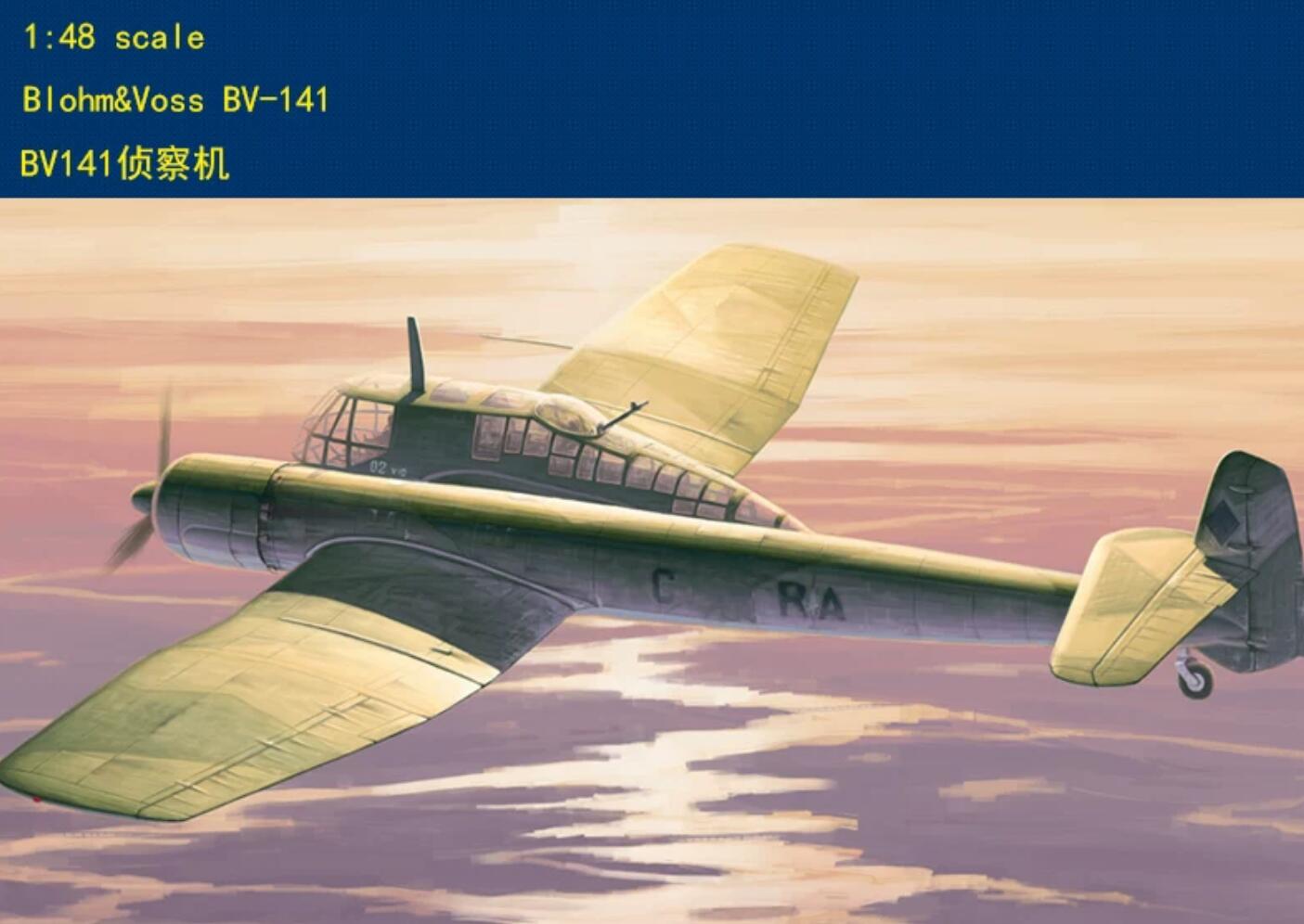 HobbyBoss 81728 1/48 Blohm&Voss BV-141 plastic model Aircraft kit hobby boss