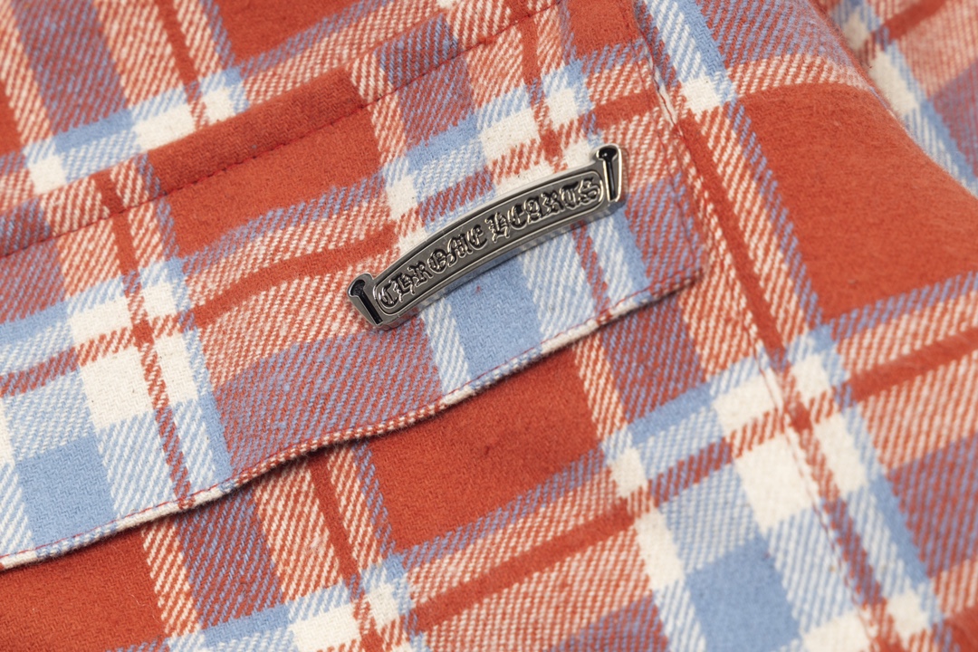 CH Chrome Hearts Plaid Jacket in Cotton Fabric