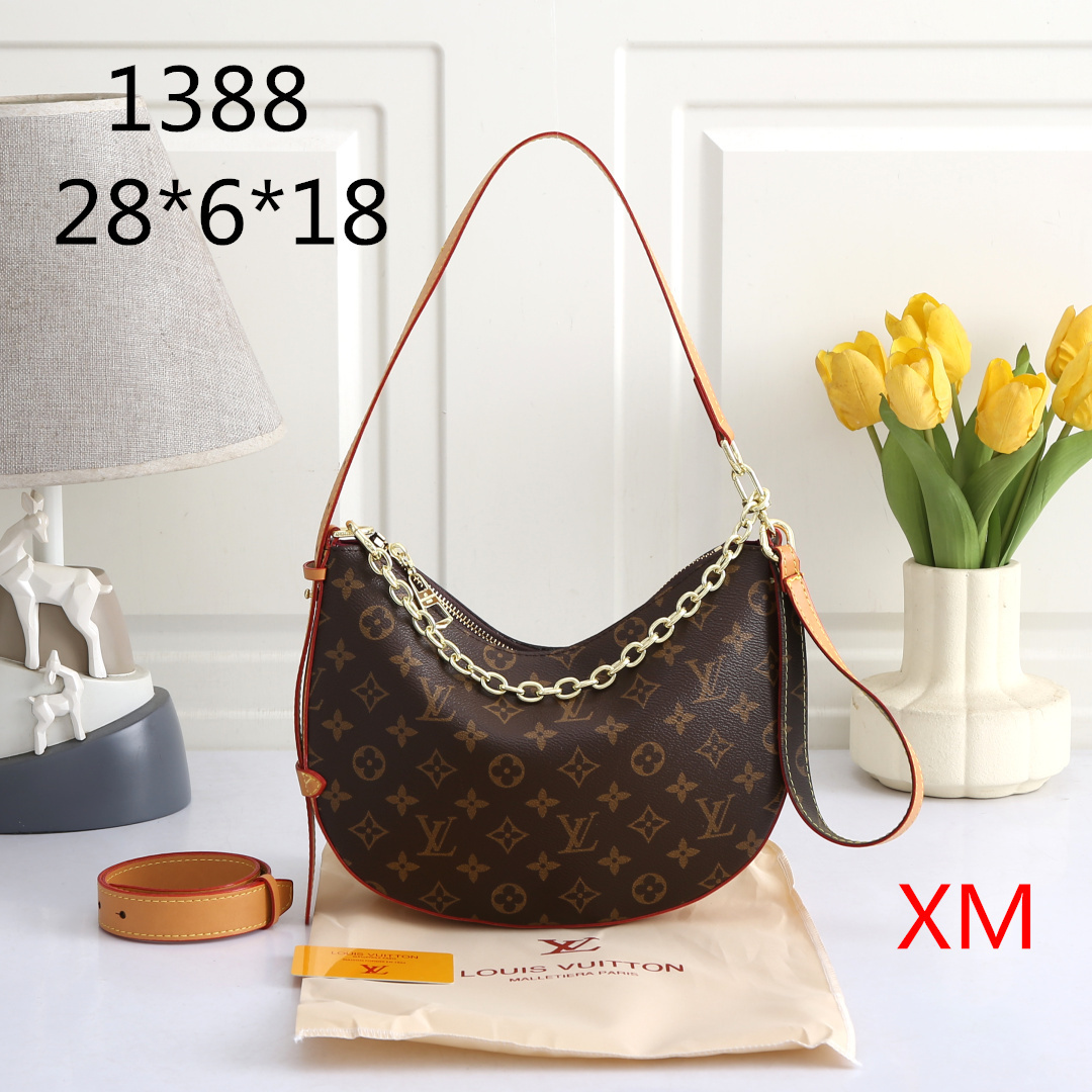 LV shoulder chain bag