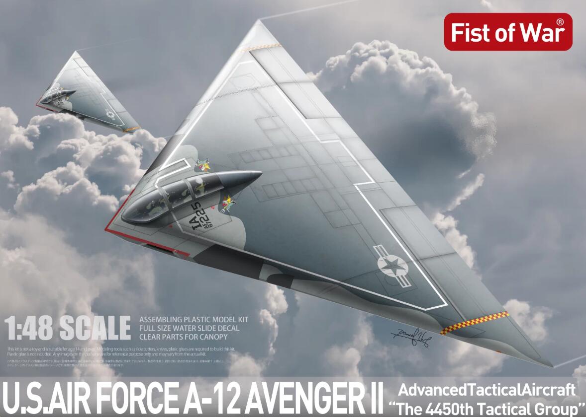Modelcollect U.S. Air Force A-12 Avenger II 1:48 Model Kit UA48005