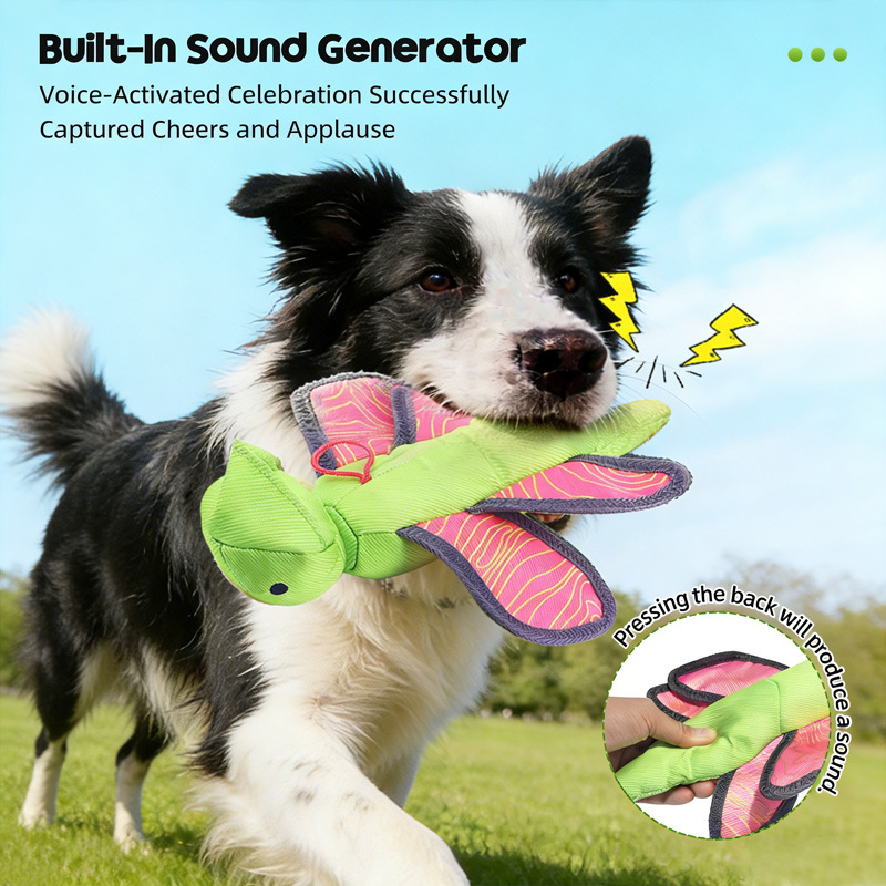 Dog catapult flying insect toy Oxford cloth interactive tour