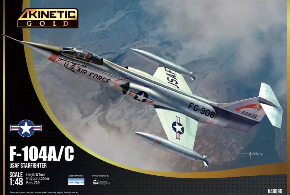 KINETIC K48096 1/48 USAF F-104A/C Starfighter