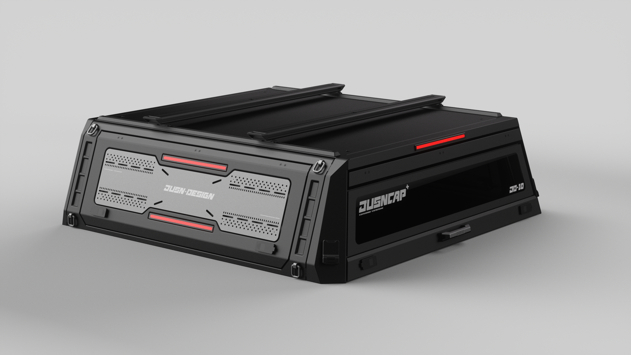 Aluminium Truck Canopy Caps Topper for Ford Ranger/ Toyota /Tacoma / Hilux / Jeep Gladiator JT /Chevy Colorado/ BYD Shark / Isuzu D-Max GWM Poer - JUSNDESIGN