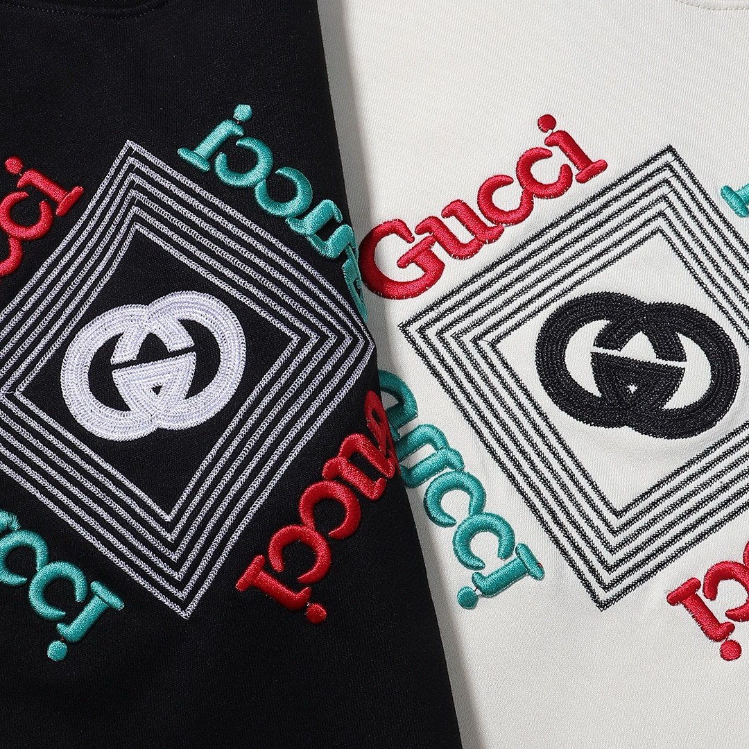 GUCCI printed crew-neck hoodie