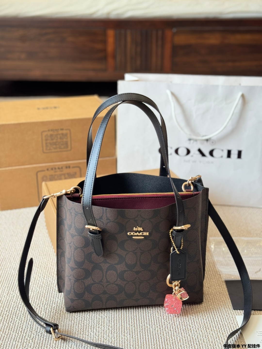 Coach mollie25 tote bag