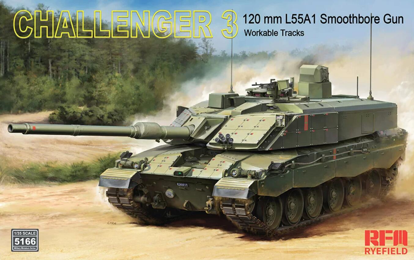 Rye Field Model 1/35 British Main Battle Tank Challenger 3 RM-5166