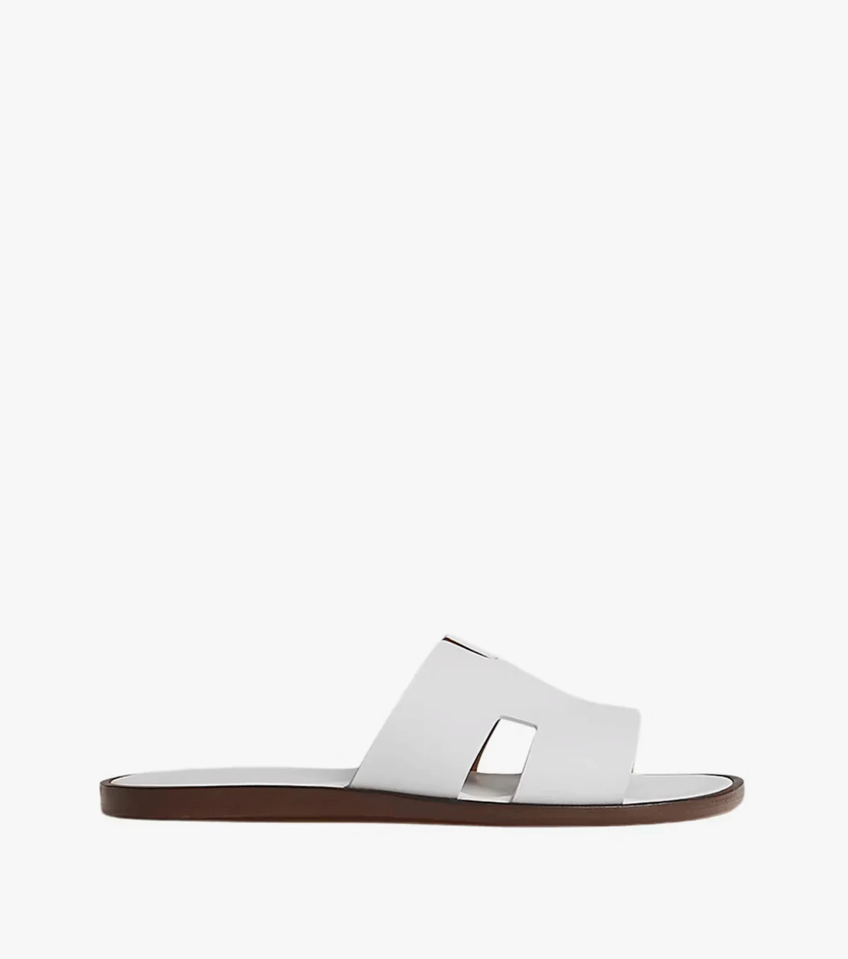 Izmir Sandal Blanc Smooth Calfskin Leather