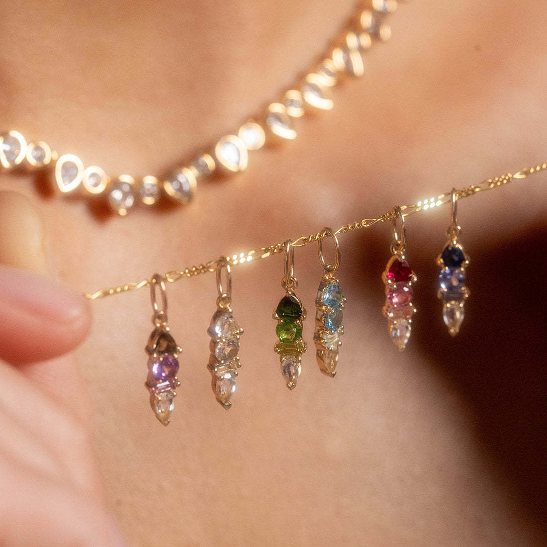 personalized birthstone necklace
