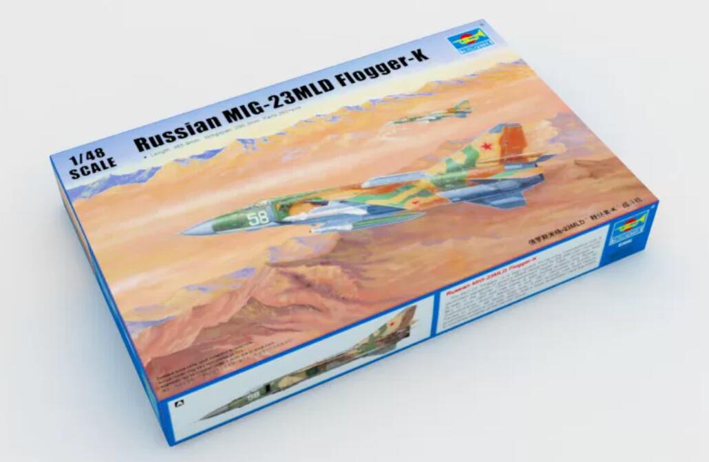 Trumpeter 1/48 Russian MiG-23 MLD Flogger K Plastic Model Kit 02856