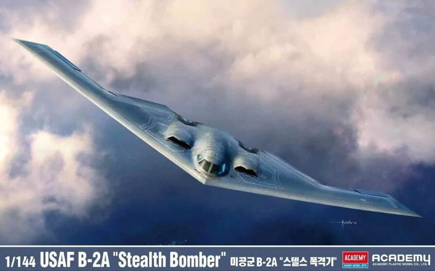 Academy 12645 US Air Force B-2A Spirit 1/144 Scale Plastic Model Kit