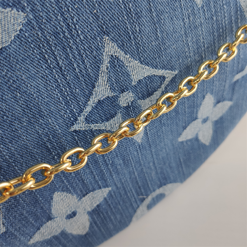 Louis Vuitton denim Moon Odeo Moneygram bag