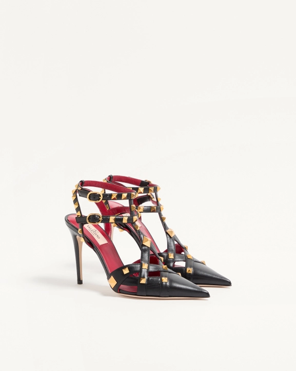 Valentino STUDDY Lace-up High Heels (10cm Heel)